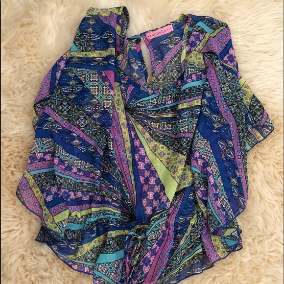 Rachelle Tops - Multi colored Rachelle Blouse size L